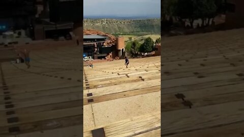 Guy Tumbles Down Amphitheater! #MegaFails #Shorts