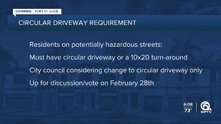 Port St. Lucie could require circular driveways for new homes on certain streets