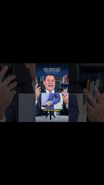 A body language detail in Willem-Alexander. #shorts