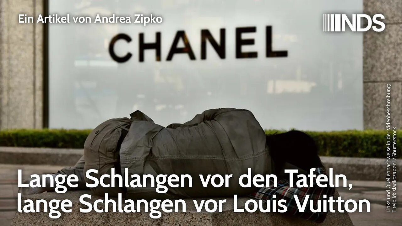 Lange Schlangen vor den Tafeln, lange Schlangen vor Louis Vuitton | Andrea Zipko | NDS-Podcast