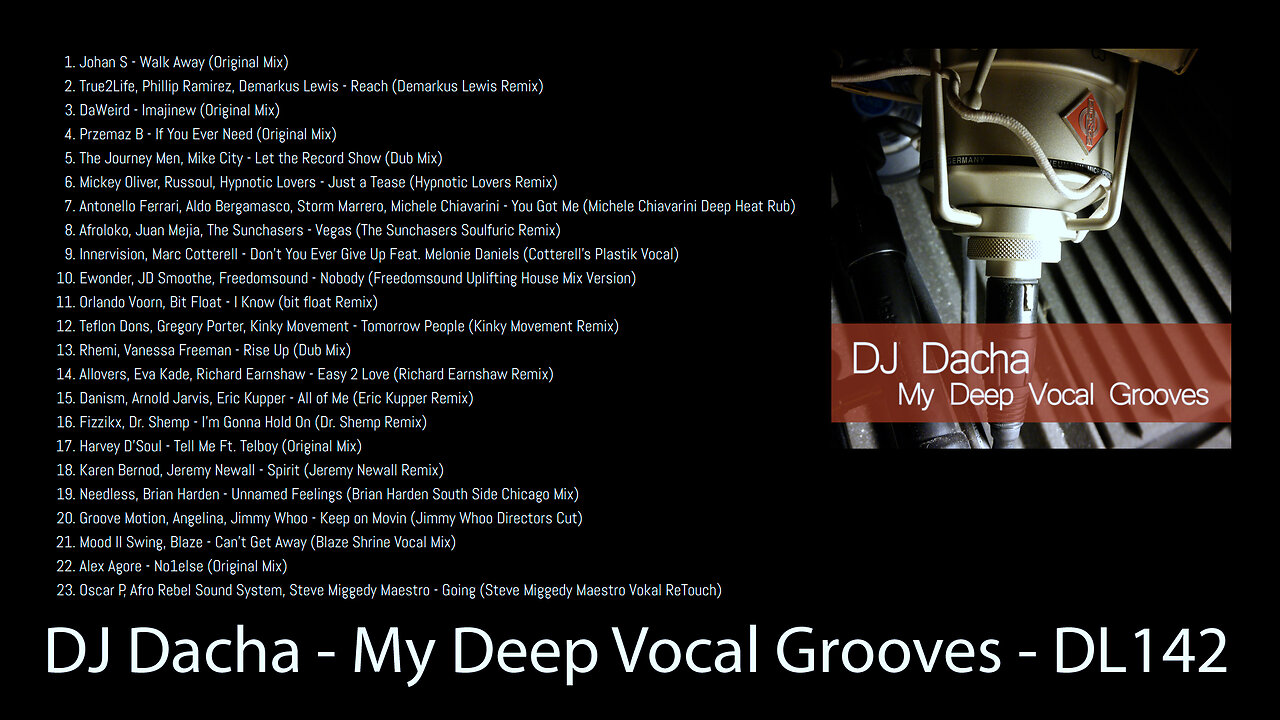 DJ Dacha - My Deep Vocal Grooves - DL142