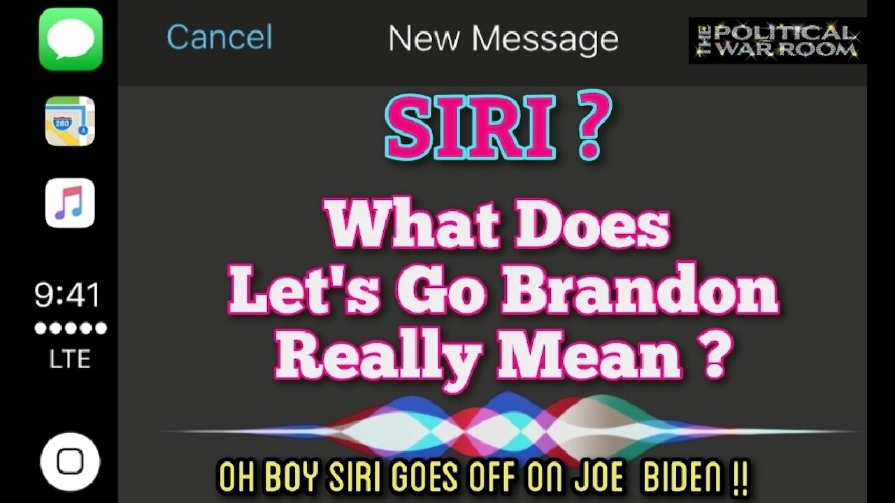 🤣"HEY SIRI‼" WHAT DOES LET'S GO BRANDON REALLY MEAN ?"🤣