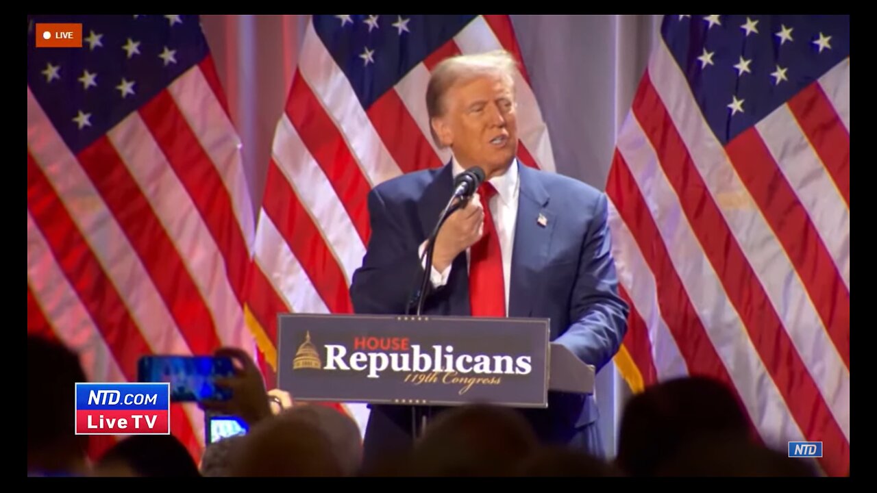 Trump addresses Republicans in DC (coverage short)