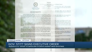 Gov. Stitt signs order addressing active shooter response at Oklahoma schools