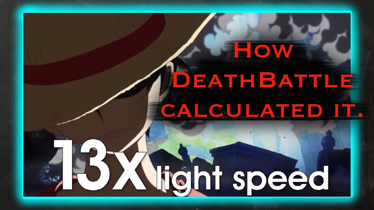 How DeathBattle Calculated Luffy’s Speed | Sanji VS Rock Lee (DeathBattle/One Piece Analysis)