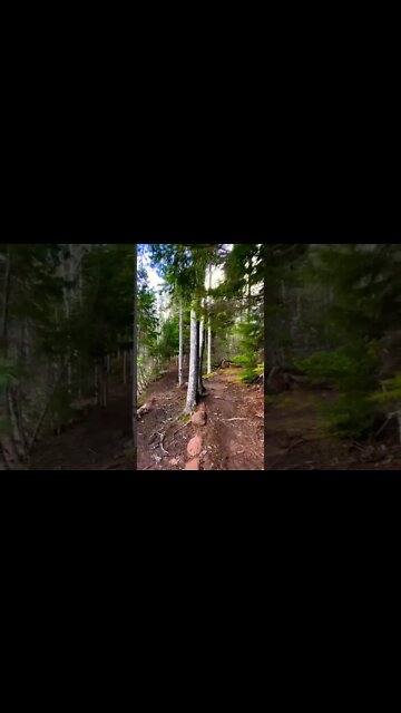 Hiking by a large body of water