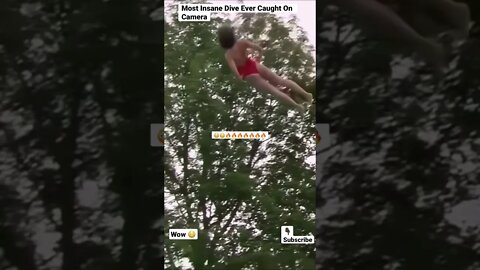 Most Insane Dive Ever Caught On Camera #shorts #gymnastics #dive #swimming