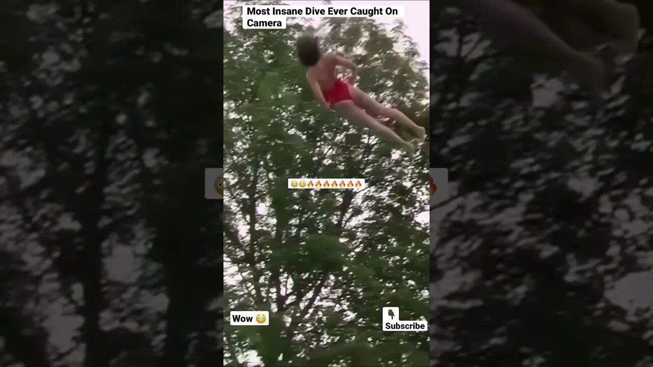 Most Insane Dive Ever Caught On Camera #shorts #gymnastics #dive #swimming