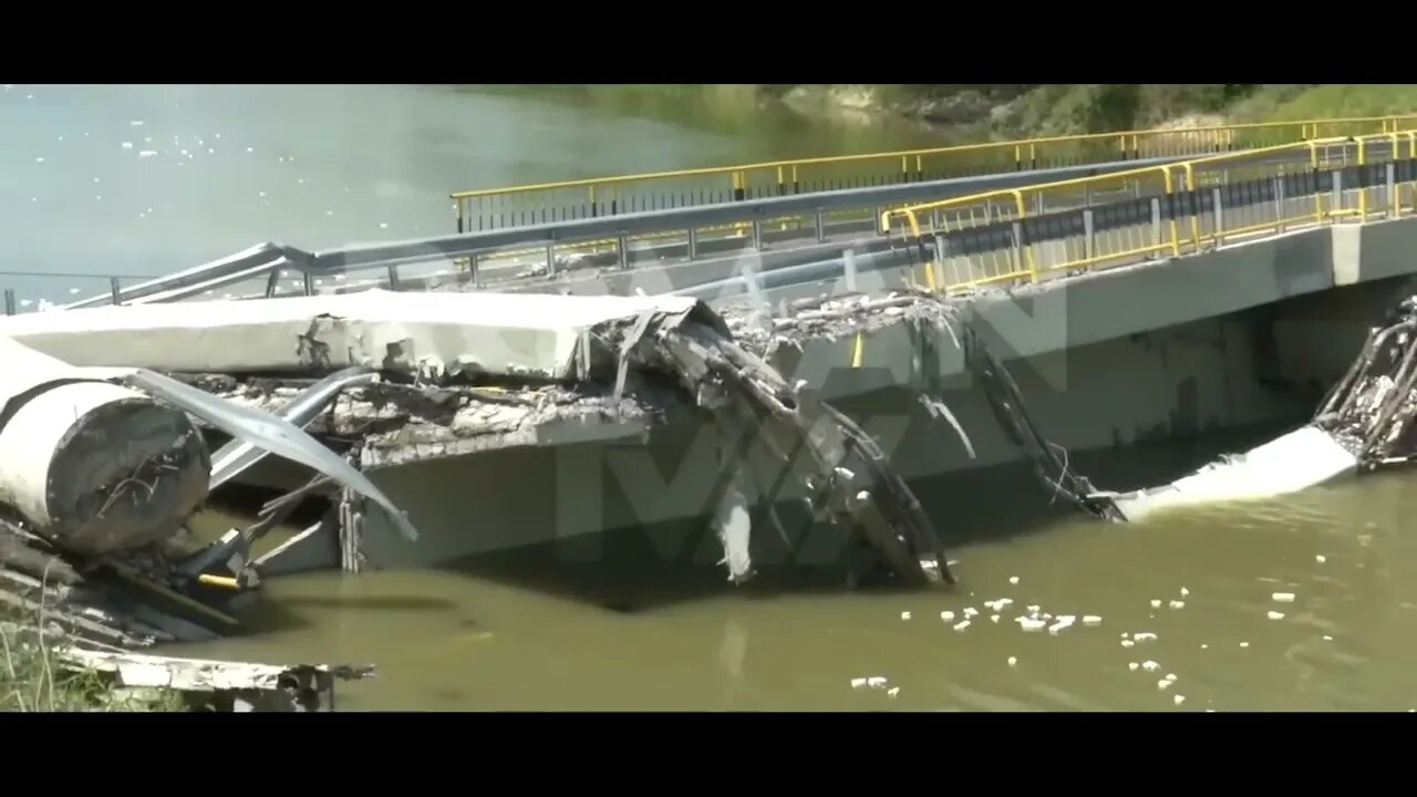 Bridge in Romania collapses 6 months after reopening with 2 cars on it, criminal cases opened