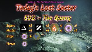 Destiny 2: 11-27-24 The Quarry - Void/Stasis Surge