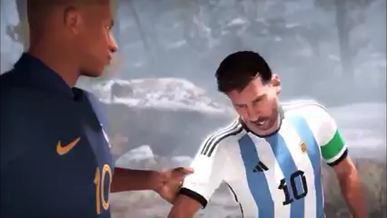 MESSI VS MBAPPE GOD OF WAR MOD