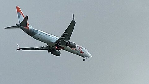 Boeing 737 MAX 8 PR-XMS vindo de Salvador para Fortaleza