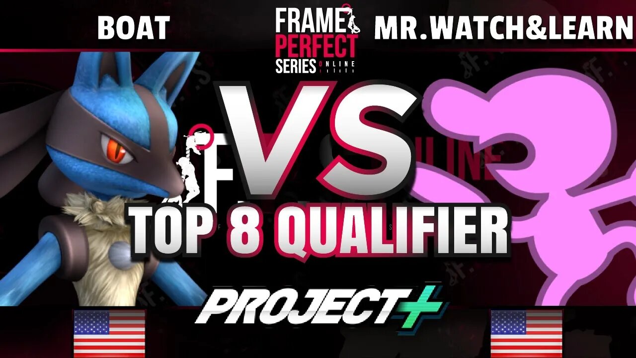 FPS6 Online - Boat (Lucario) vs. ELK G | PKK | Mr.Watch&Learn (Game & Watch) - Project+ Top 8 Qual