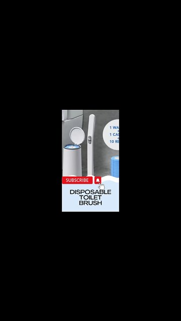 Disposable Toilet Brush | #gadgets #toilet