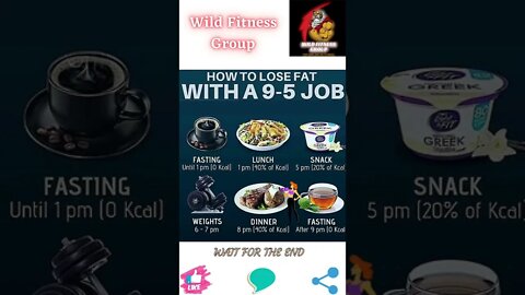 🔥How to lose fat with a 9-5 job🔥#shorts🔥#wildfitnessgroup🔥2 August 2022🔥