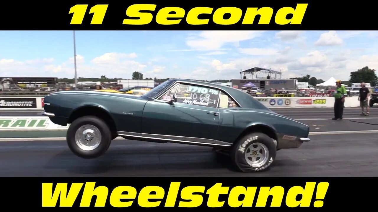 11 Second Stock Eliminator Camaro Wheelstand LODRS