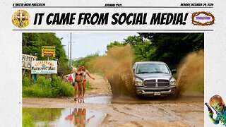 SURF'S UP, MUD'S OUT! SURFER GIRLS CAUGHT IN 'TSUNAMI OF SHAME' FROM PASSING PUDDLE CRASHER!