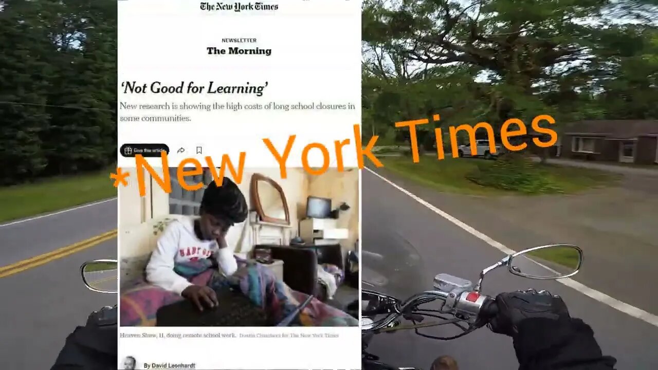 NY Times Says Kids are Behind From Missing Too Much School