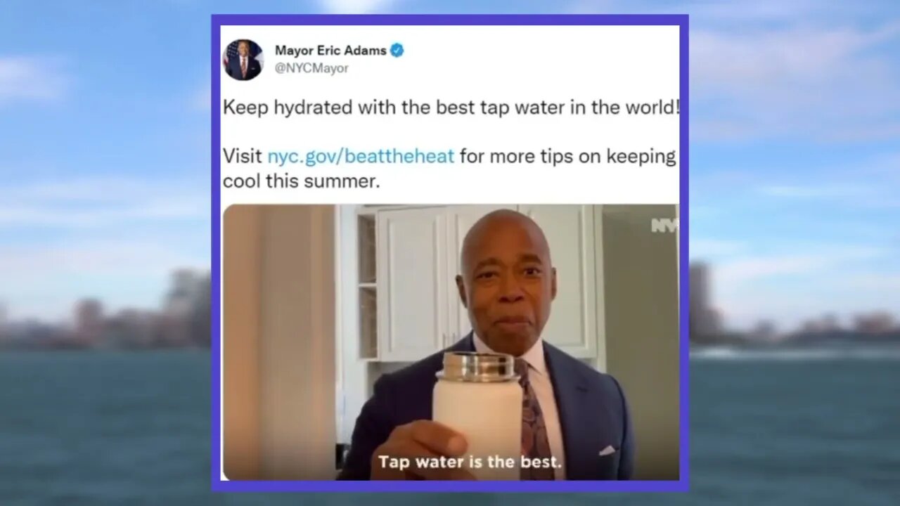 Bizarre NYC Mayor Tap Water Ad