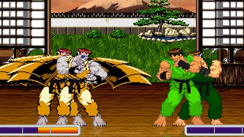 MUGEN - Mega Weapon & Chris Hendo vs. Dragon & Phantom - Download