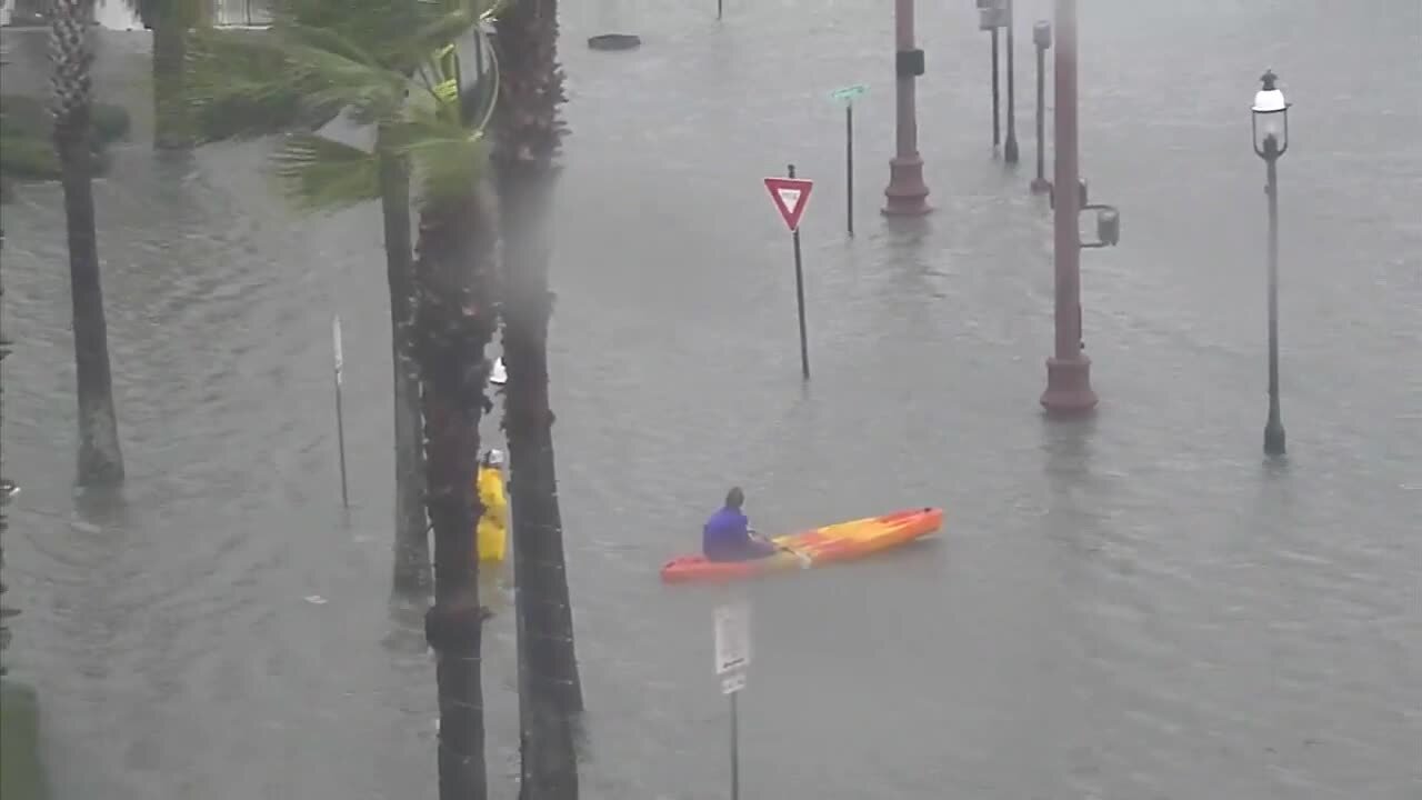 TS Nicole St. Augustine flooding Credit WJXT