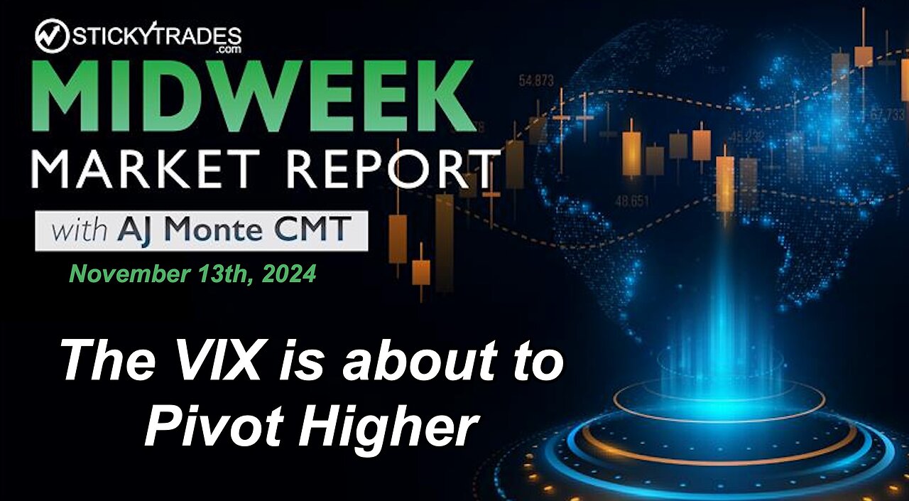 The VIX is about to Pivot Higher - Midweek Market Report with AJ Monte CMT