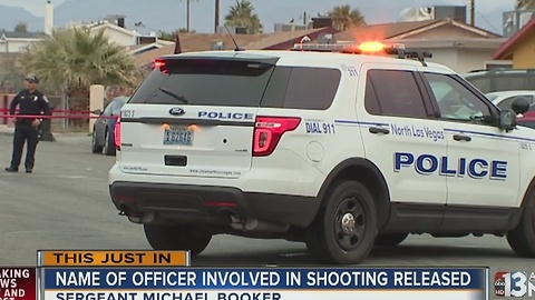 North Las Vegas sergeant identified after man shot during barricade
