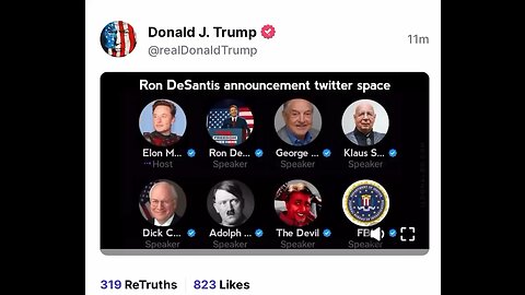 Trump Trolling DeSantis lol 😂