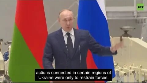 Putin Taking Questions About The Special Military Operation In Ukraine