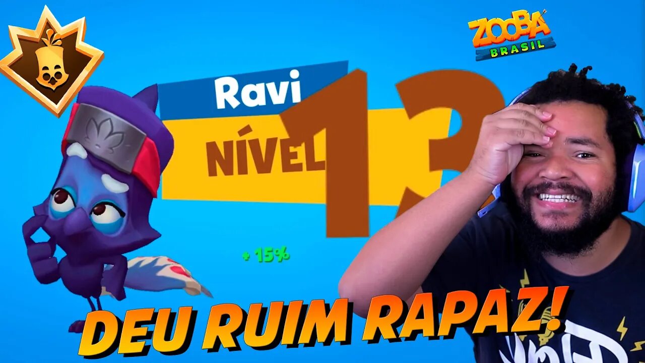 Ravi nv 13 Com PRIMAL contra JOGADORES REAIS SOLO e SQUAD! ZOOBA: Jogo de Batalha Animal