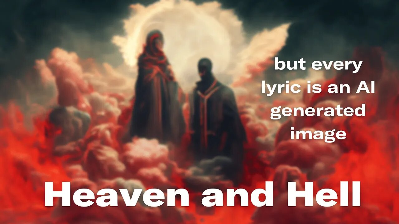 Heaven and Hell - But every lyric is AI generated image