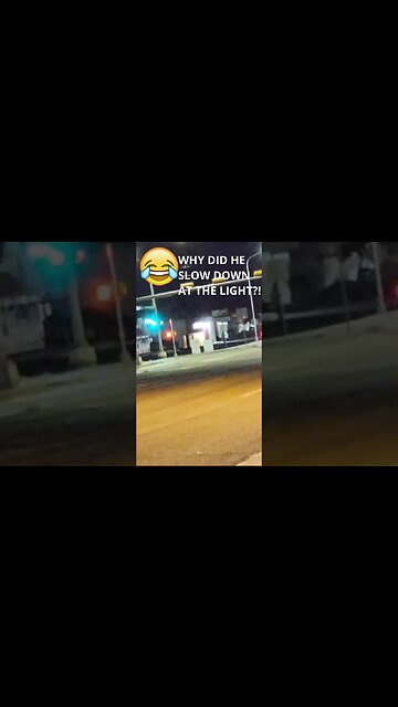 County Sheriff checkpoint - Fool RUNS THROUGH!