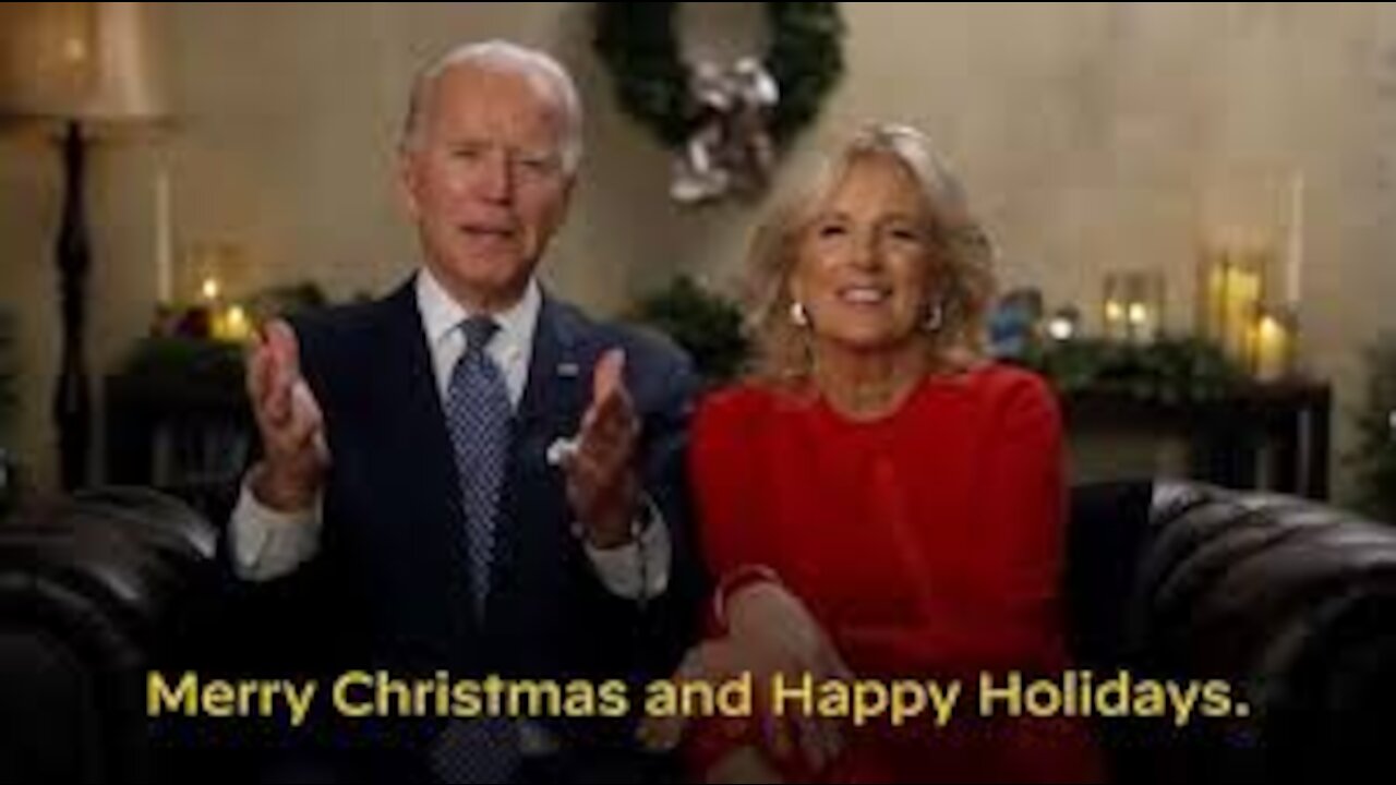 Joe and Jill Biden share CHRISTMAS message