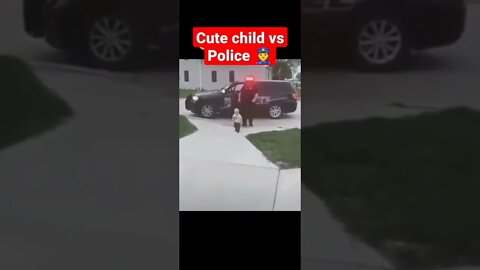 Cute Child vs Police #shorts #ytshorts #reaction