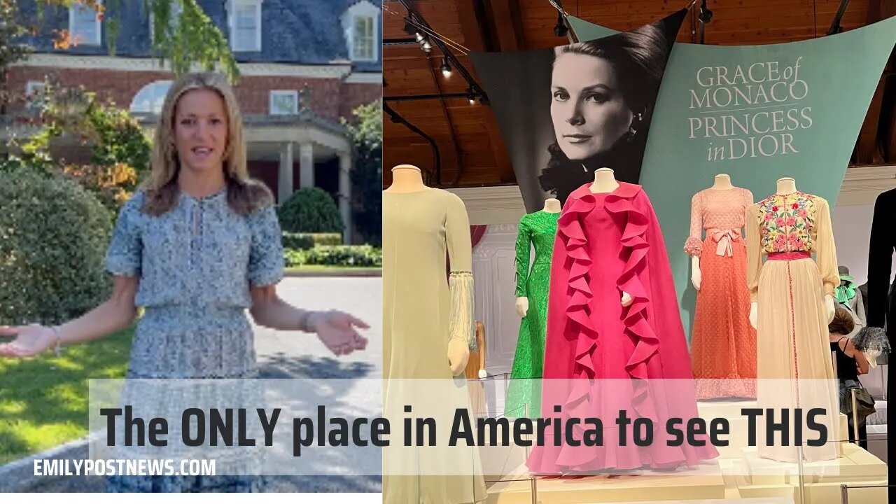 The ONLY place in America to see Princess Grace of Monaco's Dior dresses is hidden in Washington, DC