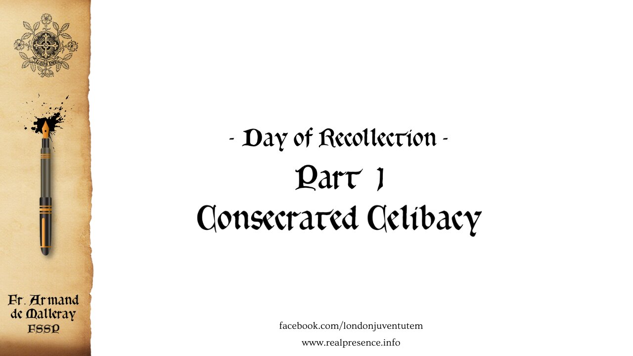 Day of Recollection Nov 21 - Part 1