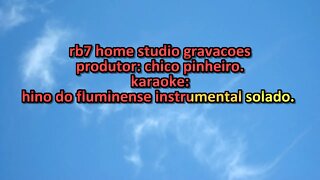 hino do fluminense karaoke playback instrumental solado