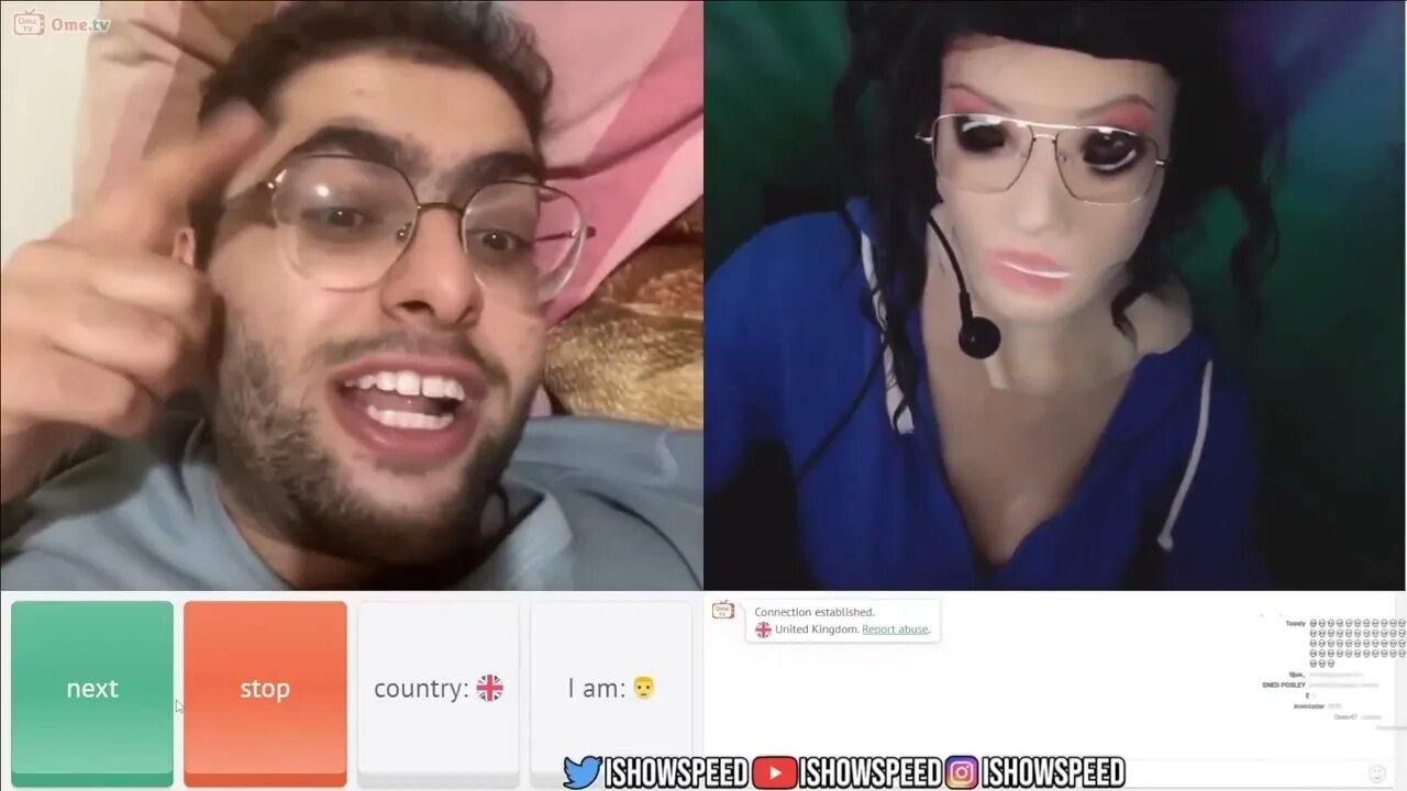 IShowSpeed Catfishing On Omegal (FAKE GIRL)