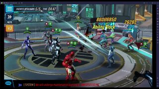 MSF War Live: Power Armor vs Captain Marvel and Friends