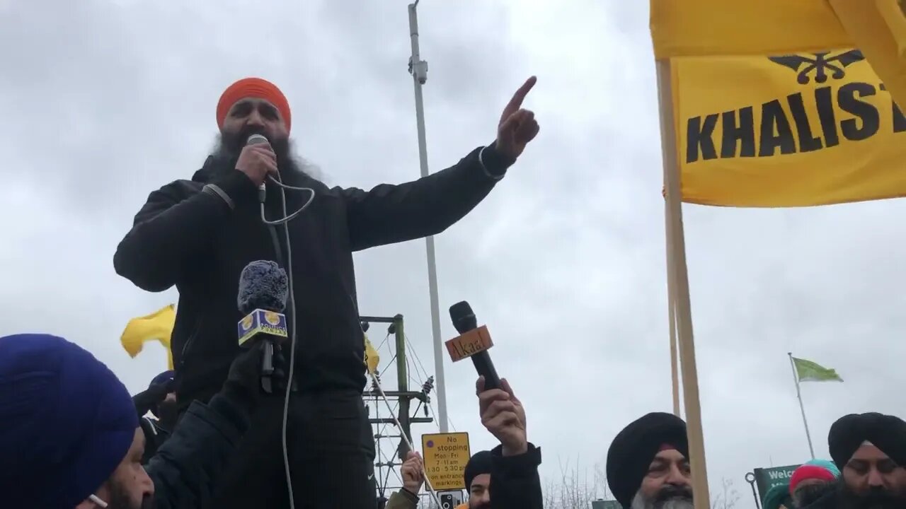 Shaheed Bhai Deep Singh Sidhu Car Rally Southall