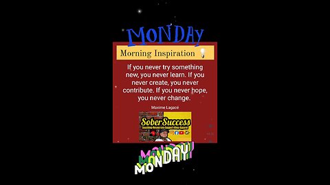 🗣Learn,Create, Contribute, & NEVER Lose Hope‼️ #MorningQuote #Quote #Sobriety #LifeQuote #Sobriety