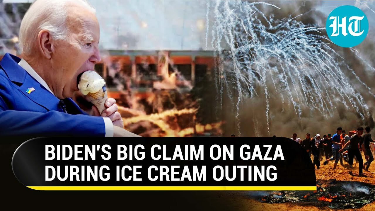 'We're Close...': Biden Makes Big Gaza Announcement While Relishing Ice Cream | Watch