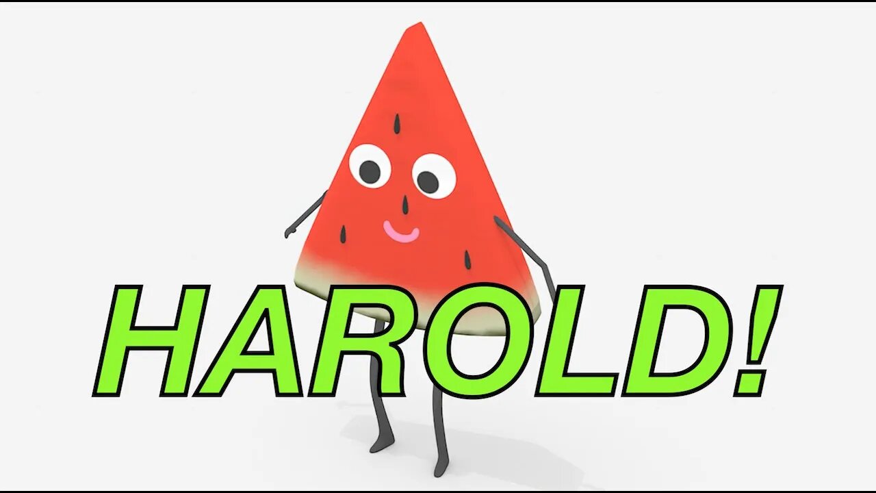Happy Birthday HAROLD! - WATERMELON Birthday Song