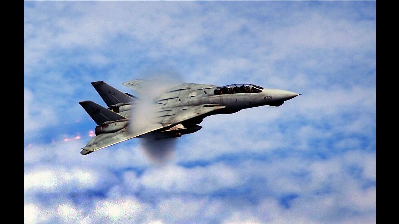 F-14 breaking the sound barrier