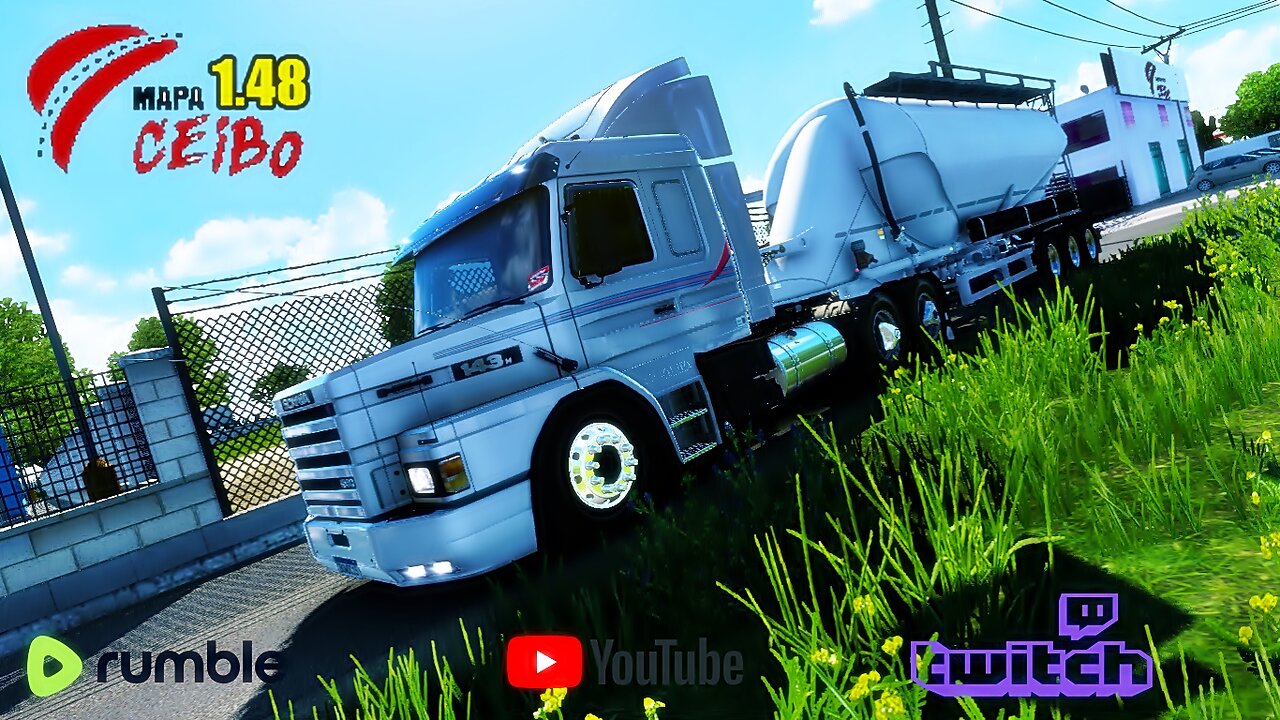 🔴Euro Truck Simulator 2 Mapa Ceibo #Rumo2K 28/08/2023