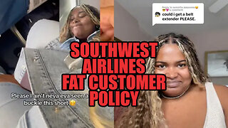 Multi Sized Samyra Shows Her Obese Privilege With Southwest Airlines