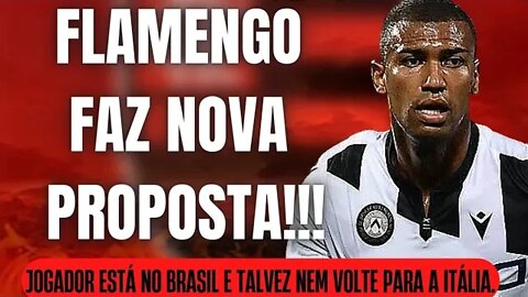 REVIRAVOLTA!!! FLAMENGO FAZ NOVA PROPOSTA POR WALACE / JOGADOR CHEGA AO BRASIL E TALVEZ NEM VOLTE!!