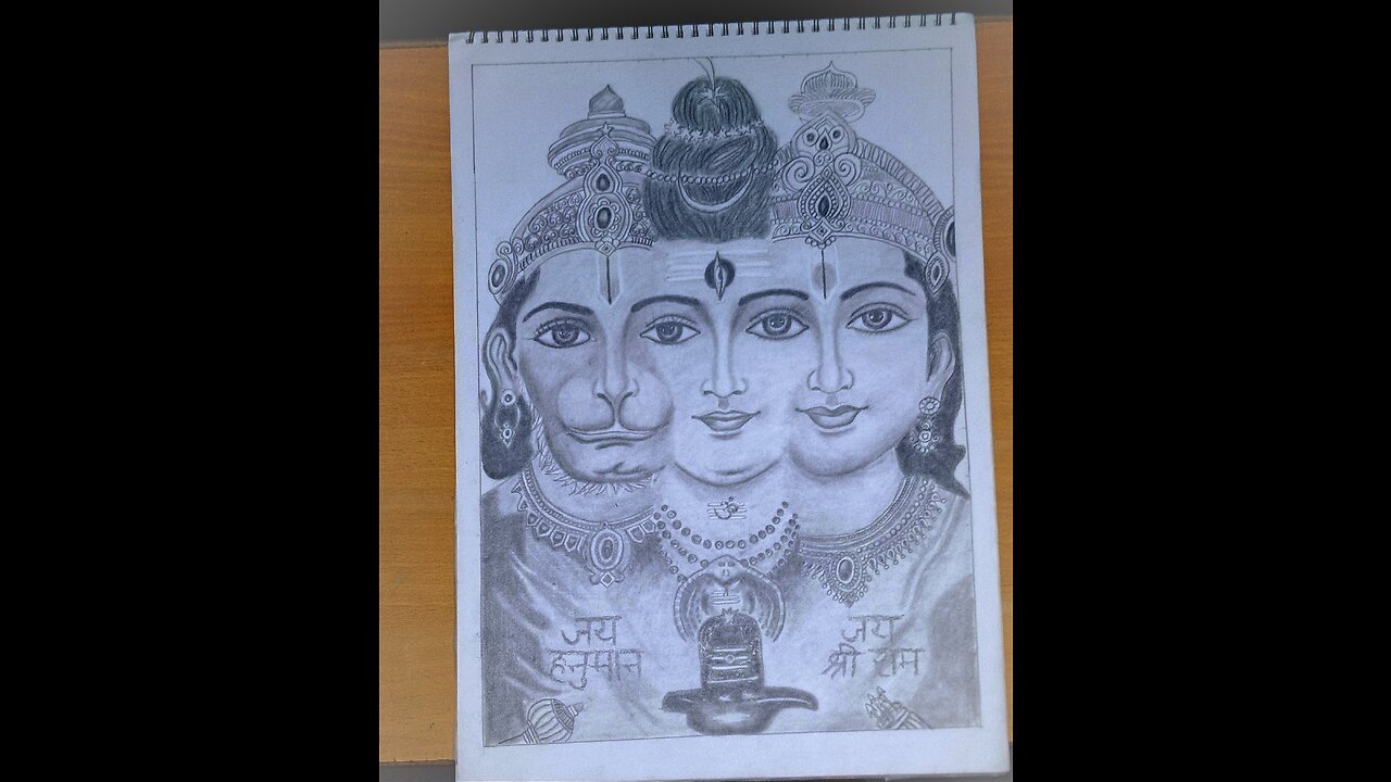 Lord Shiv, Hanuman , Ram Drawing | pencil sketch| PriyaArt works