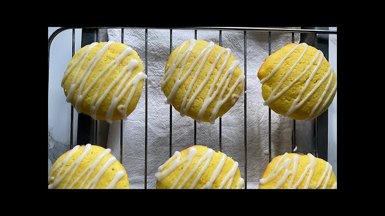 A perfect spring or summer cookie | A burst of lemon flavor | light and fluffy