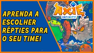 Aprenda a escolher répteis para o seu time!